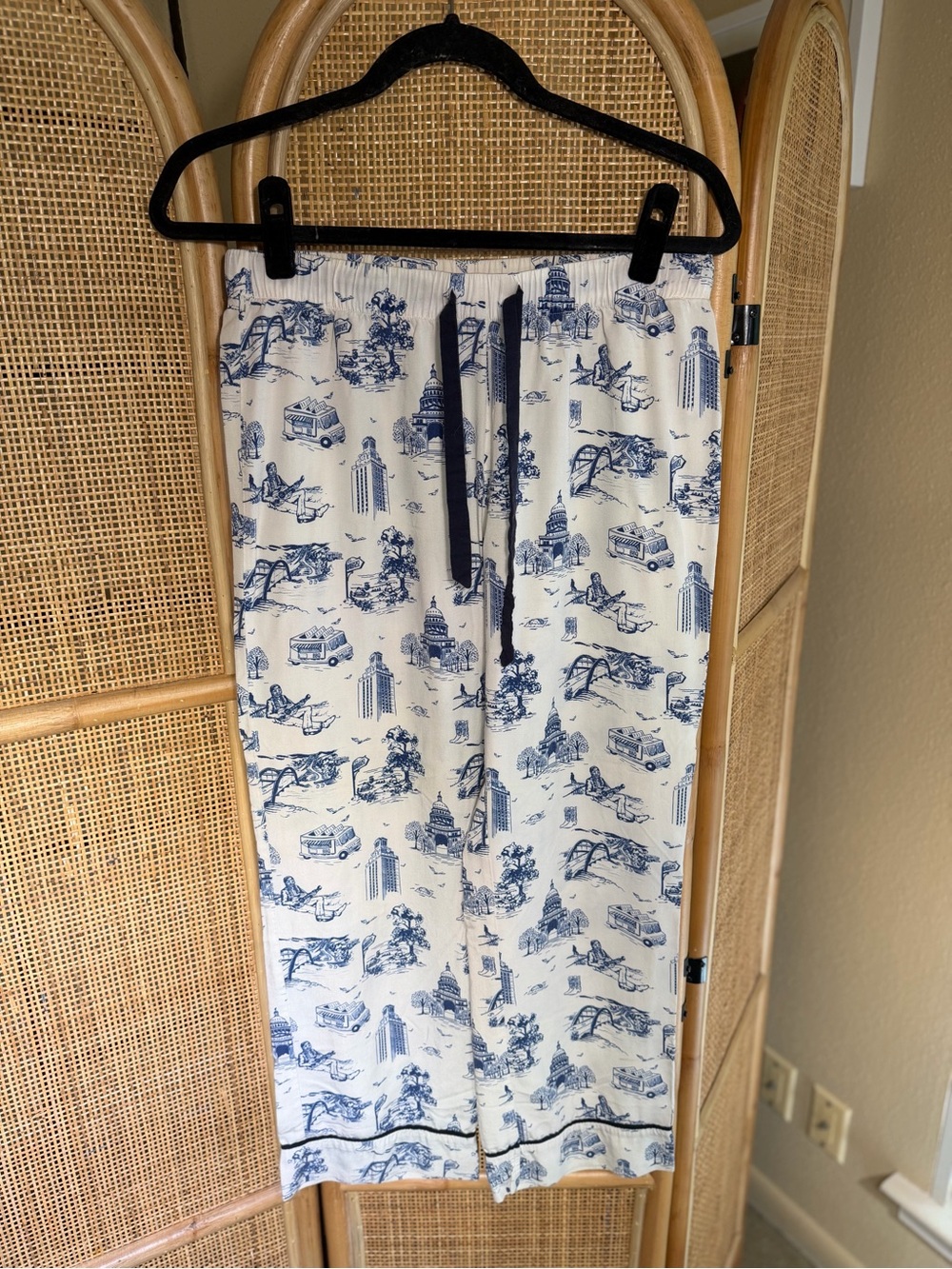 Katie Kime Austin Toile Pajama Pants